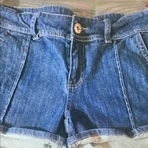 Denim Athletic Shorts